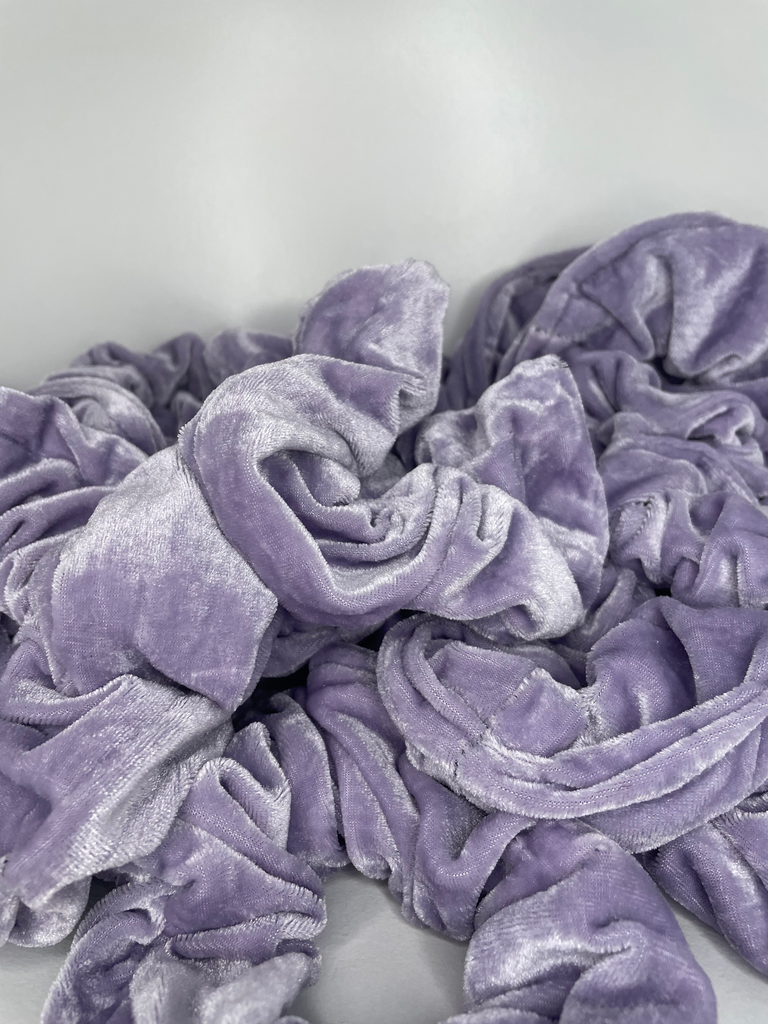 Scrunchie violet clair