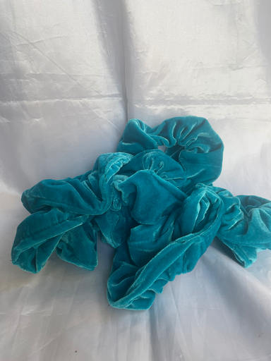 Scrunchie bleu