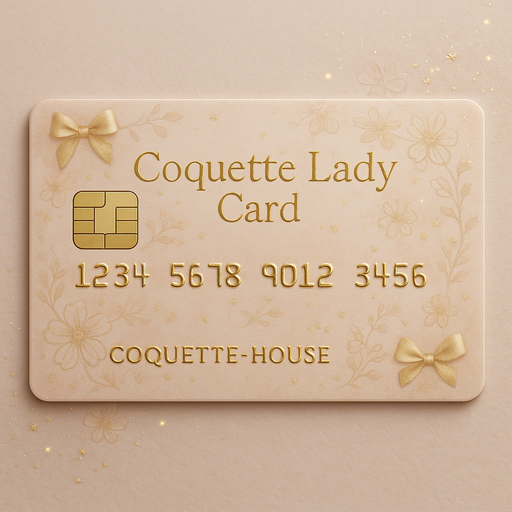 Coquette Lady Card